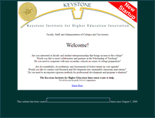 Tablet Screenshot of keystone-institute.org
